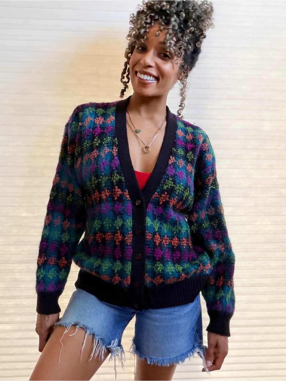Vintage Bemidji Woolen Mills Mohair Blend Cardigan Sweater